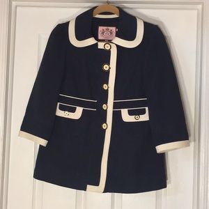 Nautical Navy and Cream Juicy Couture Jacket